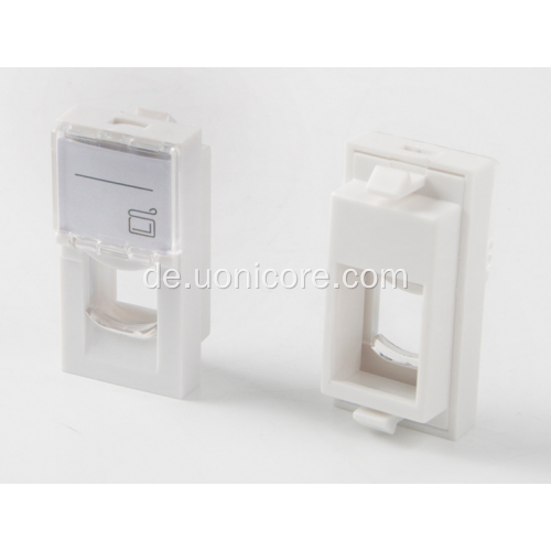 RJ45 1 Port Frontplatte französischer Typ